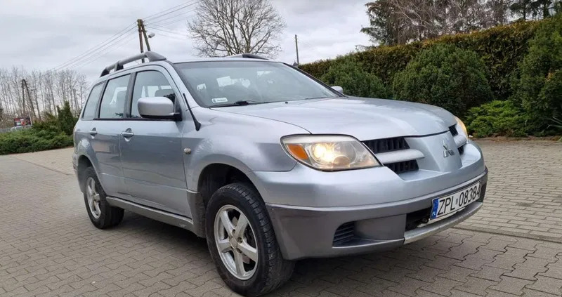 mitsubishi Mitsubishi Outlander cena 9500 przebieg: 277000, rok produkcji 2006 z Łaszczów